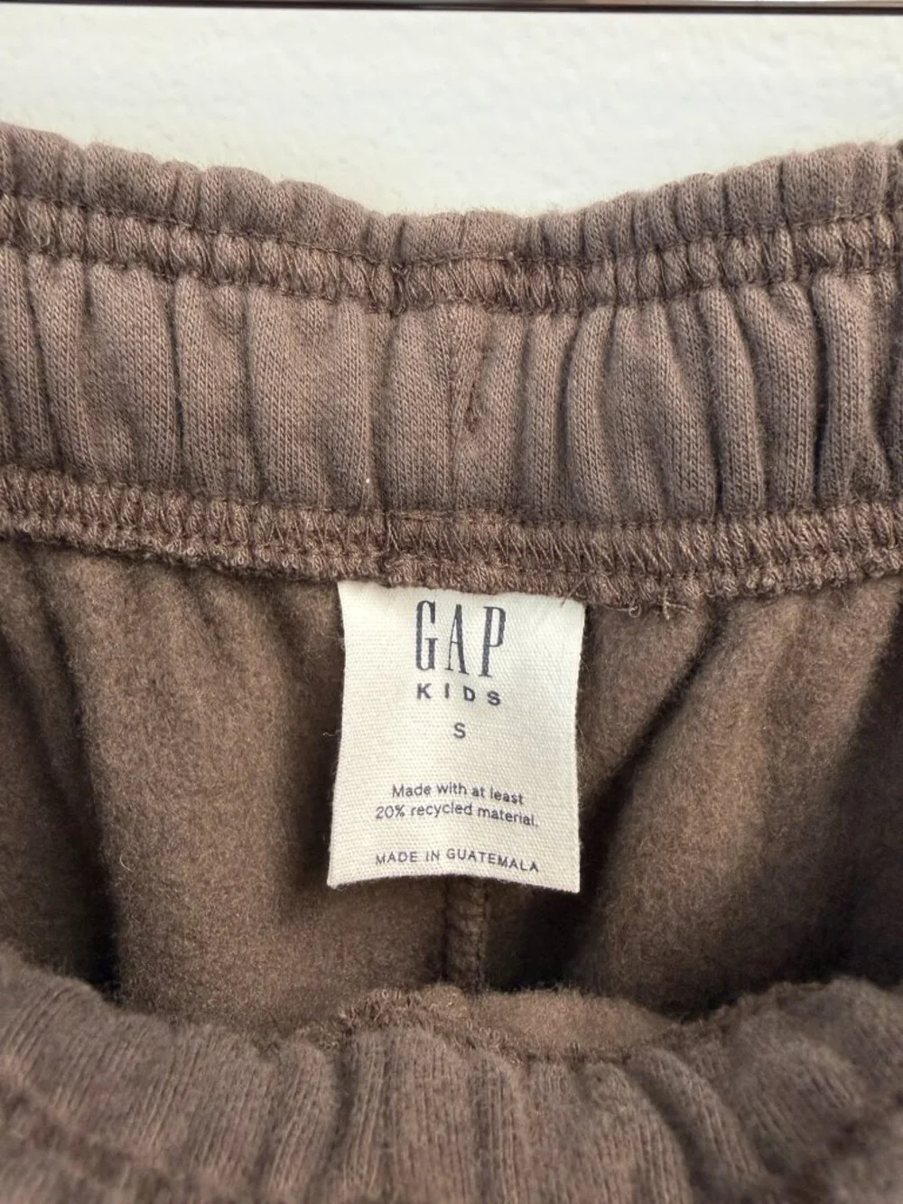 GAP Kids Brown Fleece Jogger Sweatpants NWT Size S 6/7